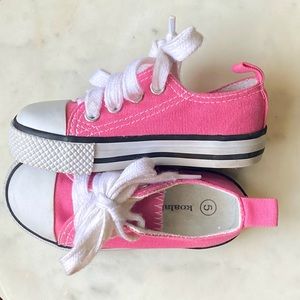 Koala Kids Pink Converse Sneakers